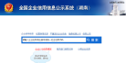 湖南企業信用信息公示系統gsxt.hnaic.gov.cn